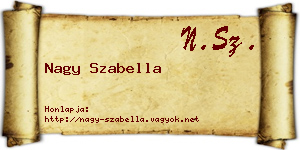 Nagy Szabella névjegykártya